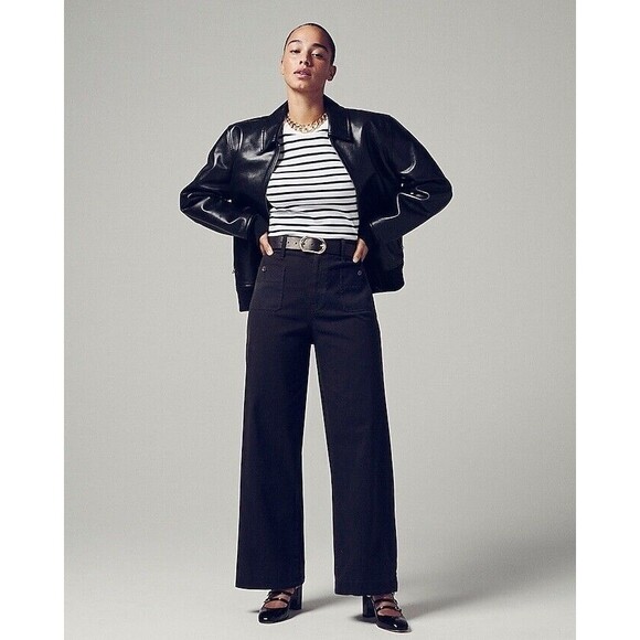 J.Crew Sailor slim wide-leg chino pant New Size 32 - Picture 7 of 12